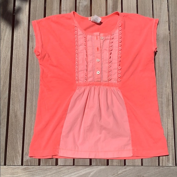 J. Crew Girls Neon Tee - Picture 1 of 1